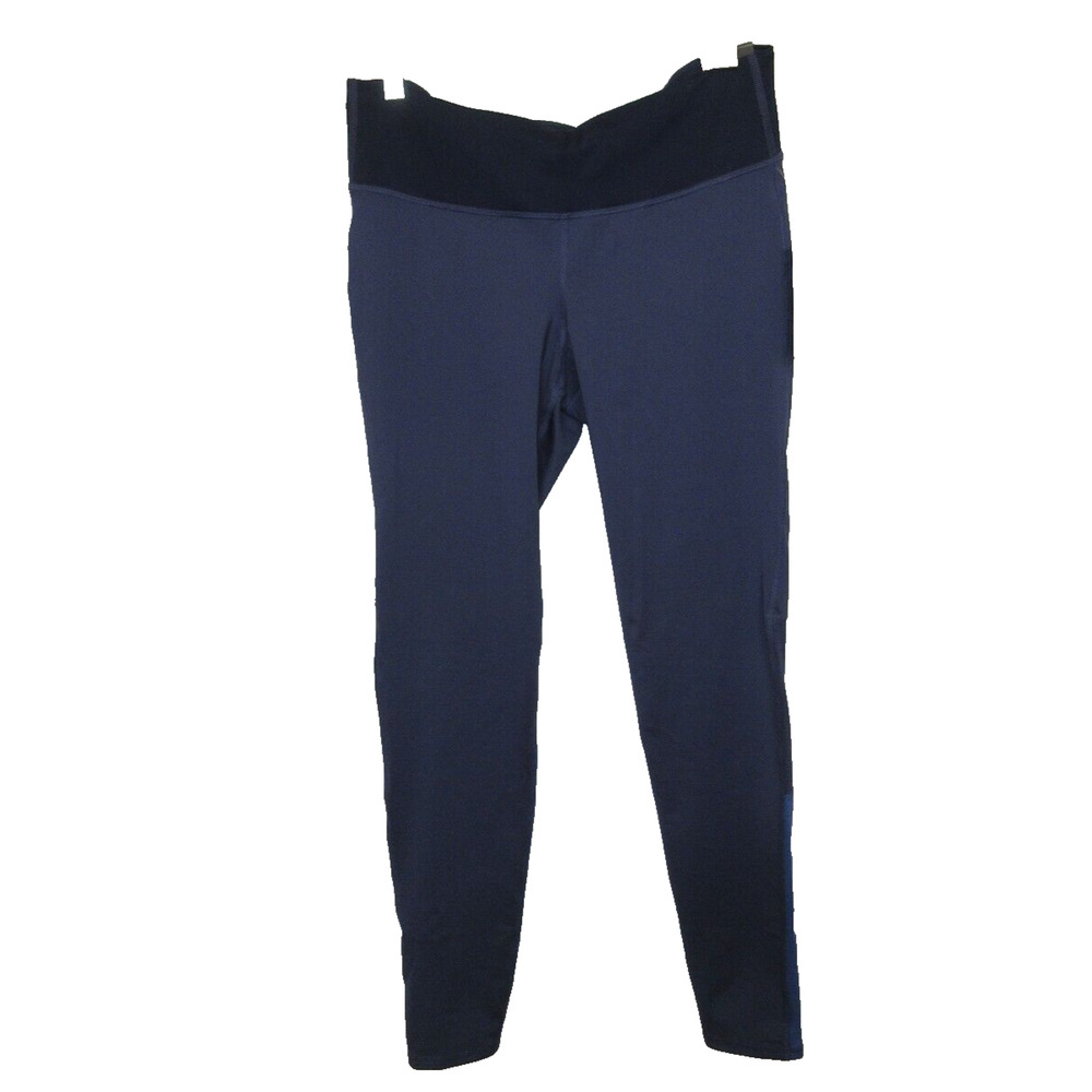 New Old Navy Pants 2 Tone Blue Go Dry Cool Active Flex Elastic Waist Large